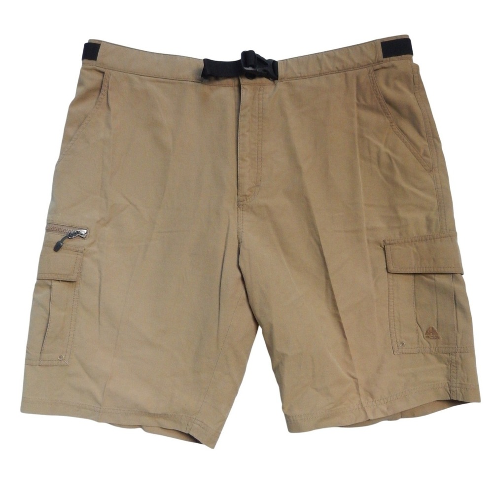 Nike ACG Mens Cargo Shorts Tan Khaki Belted Hiking Gorpcore Size 40